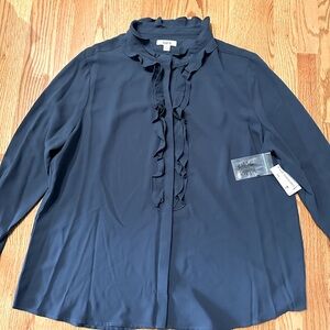 Women’s blue dress shirt brand new
